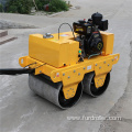 Double Drum Vibratory Road Roller Compactor with Hand Operate